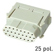 Han® High Density Modul 25 pol.(with D-Sub contacts) - Female