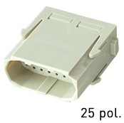 Han® High Density Modul 25 pol.(with D-Sub contacts) - Male