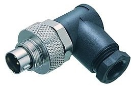 Male angled connectors