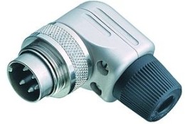 Male angled connectors
