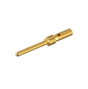 Rotated crimp contacts-pin contacts