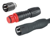Snap-in connectors IP 67 subminiature