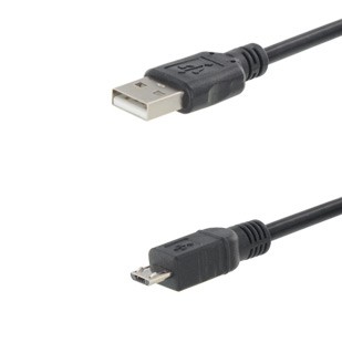 EVG USB 2.0-ANSCHLUSSKABEL 1,0m USB-A-MICRO-B