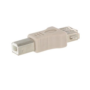 EVG USB 2.0 ADAPTER SCHWARZ A/B BUCHSE/STECKER