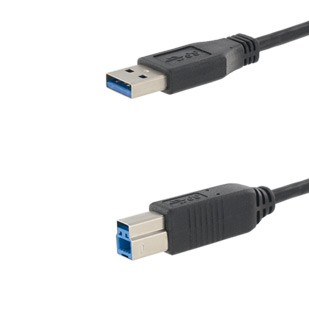 EVG USB 3.0-ANSCHLUSSKABEL SCHWARZ 1,0m USB A-USB-B
