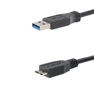 EVG USB 3.0-ANSCHLUSSKABEL SW 1,0m USB-A-MICRO-B