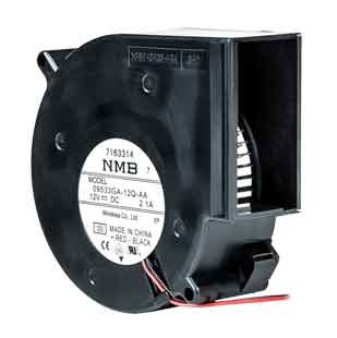 NMB 12V DC-BLOWER 97x93,5x33 65 m³/h LOCK SIGNAL