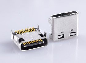 USB 3.1 Typ C SMD-Buchsen mit vergrößerter Lötfläche